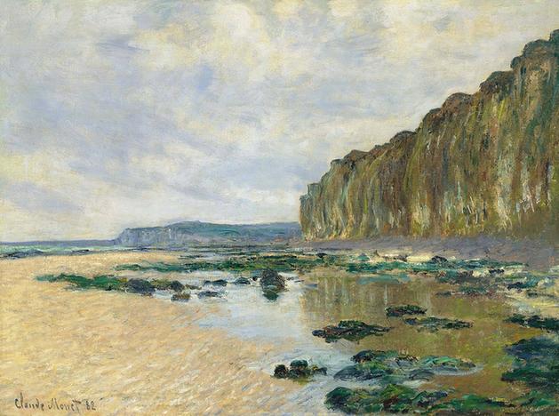 On the Cliff at Pourville, 1882