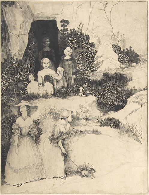 Rodolphe Bresdin--Group of Figures