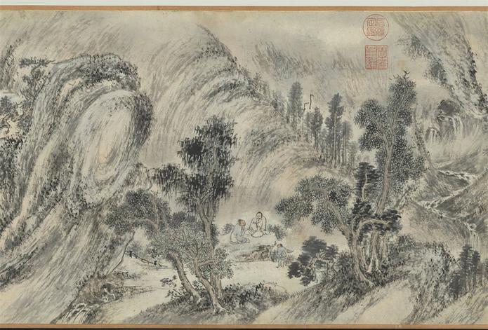 千里江程图卷-2