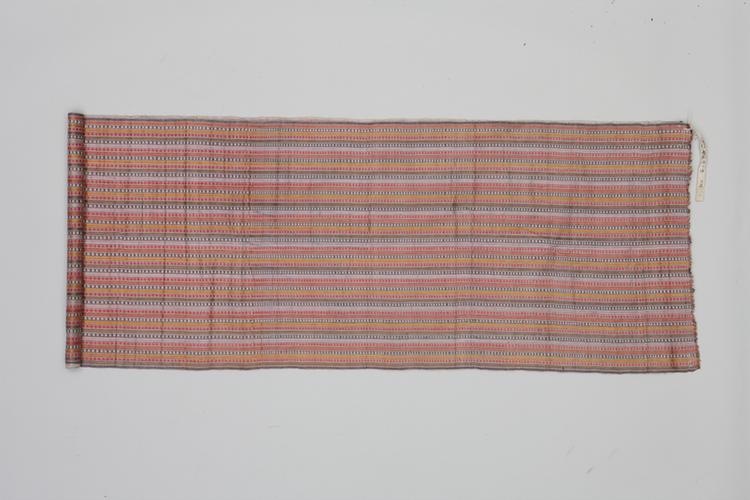 彩条双叶纹回回棉锦