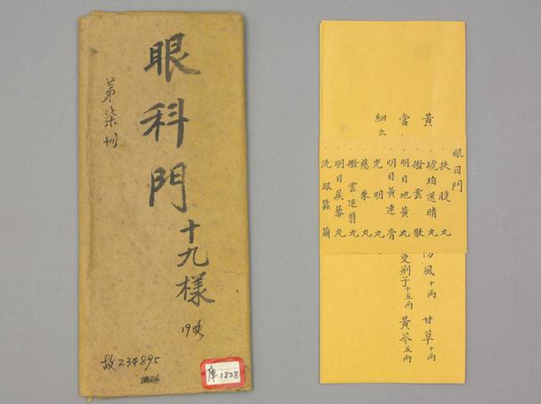 “眼科门”药方