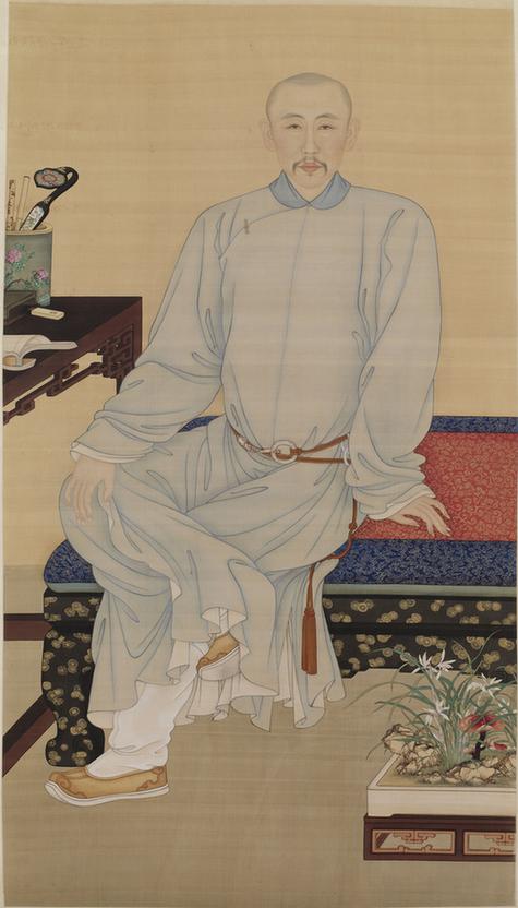 历代帝王贵妃大臣朝服像(封果毅亲王)