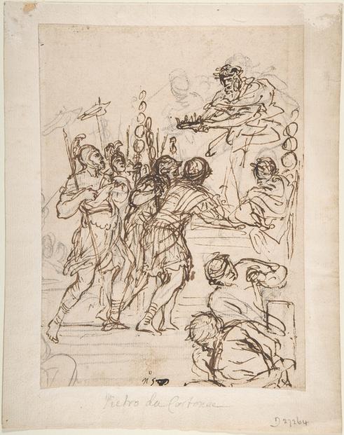 Pietro da Cortona--Study for the Age of Bronze