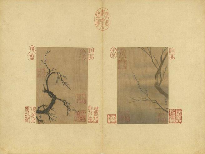 寒枝册页（装裱）