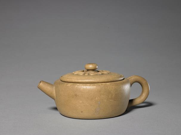 宜兴窑紫砂扁壶