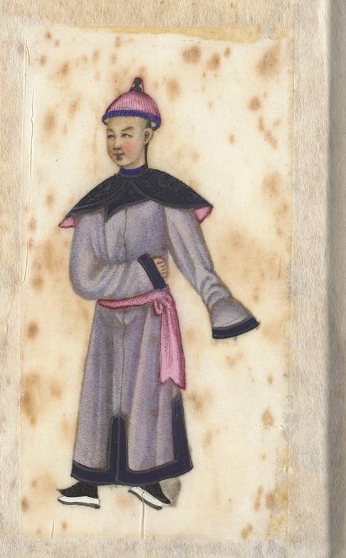 清代宫廷人物画册-9