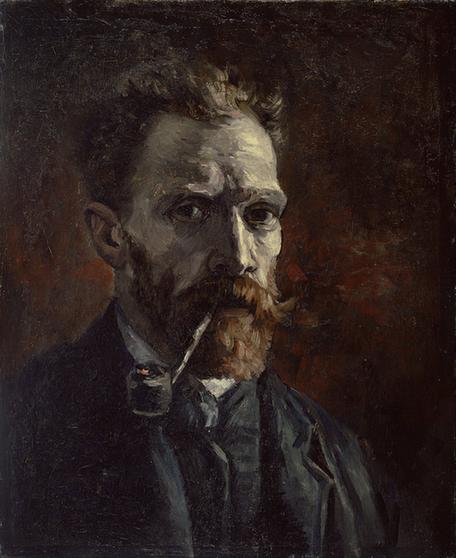 Self-portrait with pipe (September - November )