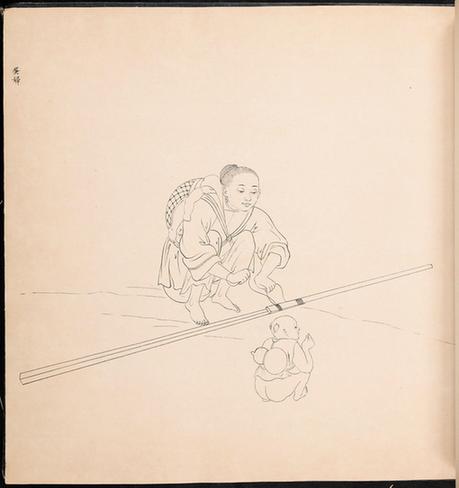 白描街头买卖画册-246