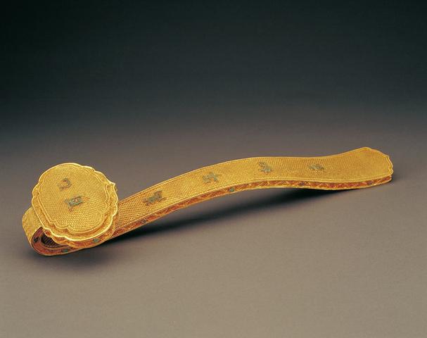 八成金累丝万年如意