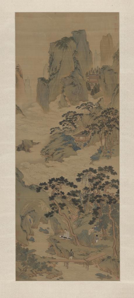 玉洞仙源图