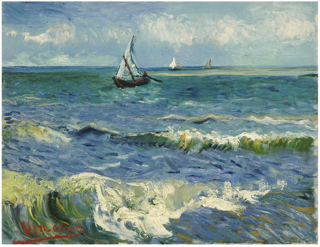 Seascape near Les Saintes-Maries-de-la-Mer (June - )