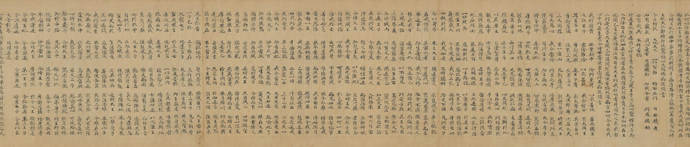 台北 08687金光明最胜王经卷第四手稿