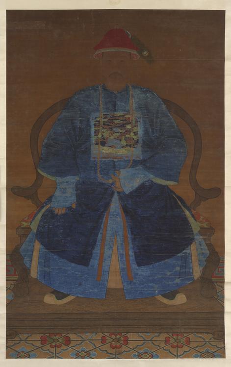 历代帝王贵妃大臣朝服像(和硕德豫亲王多铎)