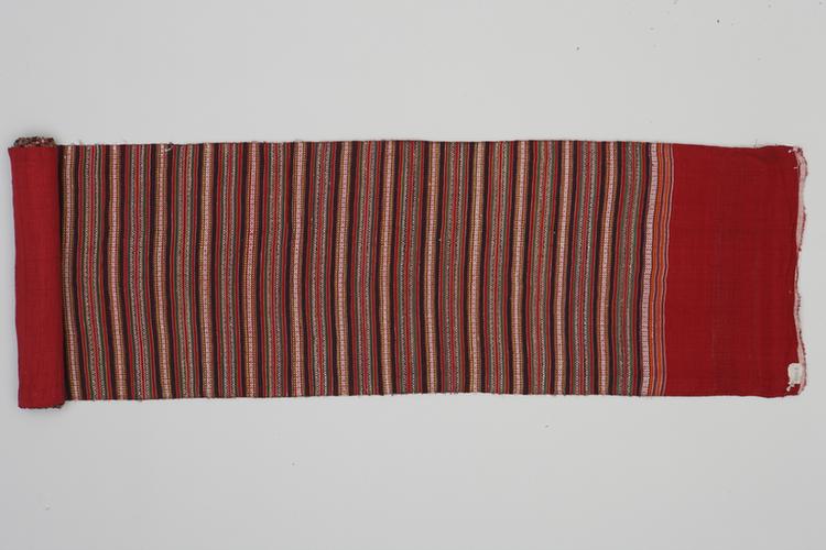 红色横格纹回回布