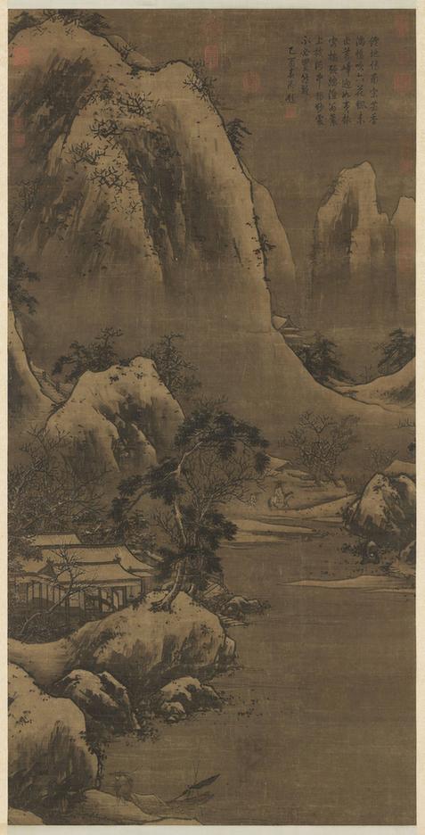 雪景图（寒溪梅香）