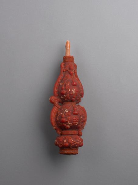 红色大吉字葫芦式蜡