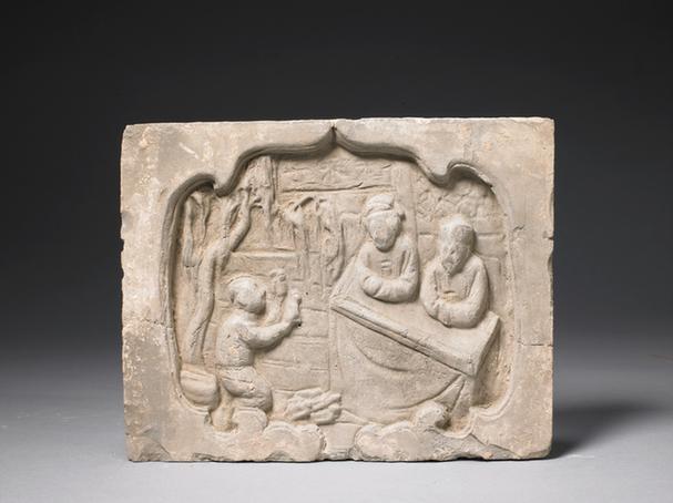 “老莱子”人物方砖