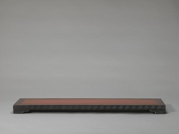 红漆描金面大脚踏