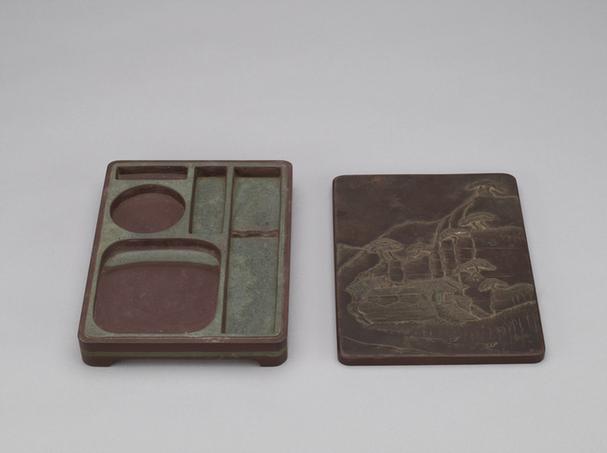 松花江石格式砚