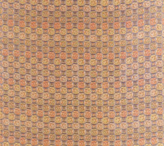 金地龟背团龙纹织金锦