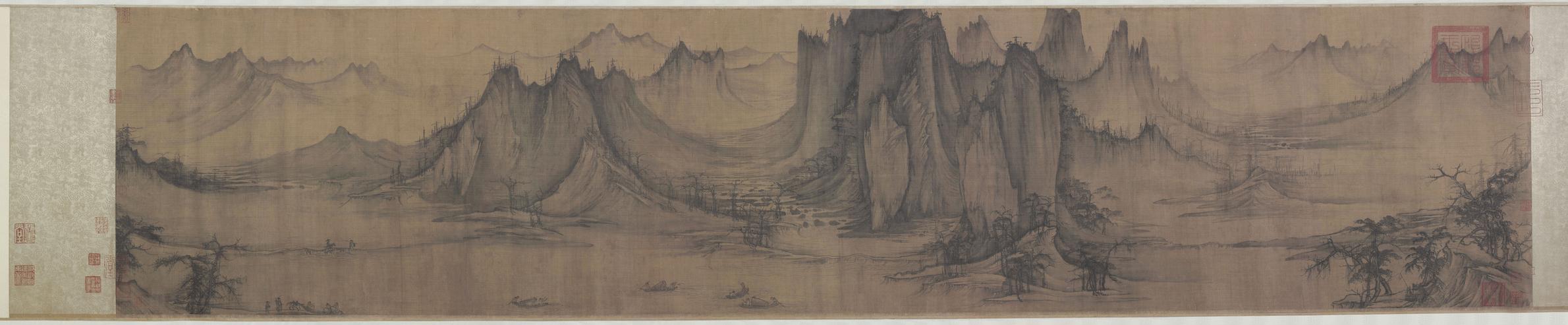 秋江渔艇图（原色）