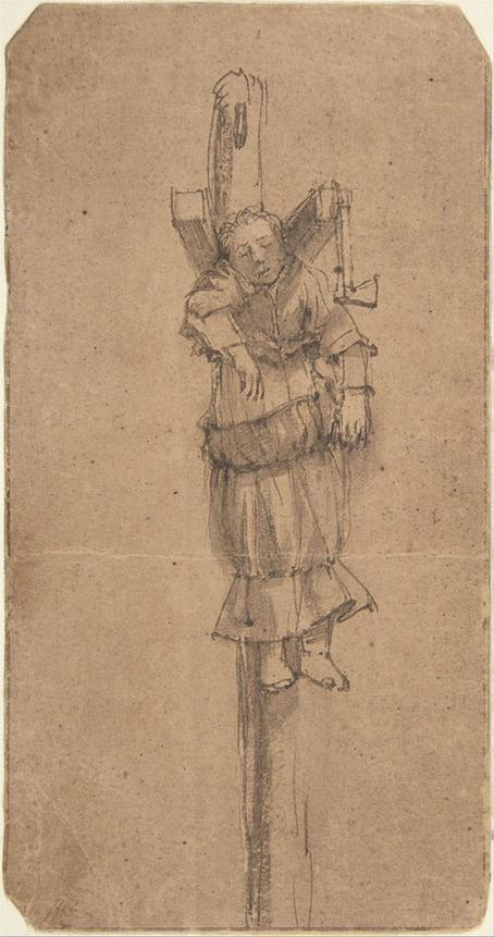 Rembrandt--Elsje Christiaens Hanging on a Gibbet