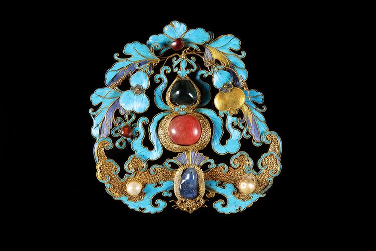 银镀金葫芦纹簪