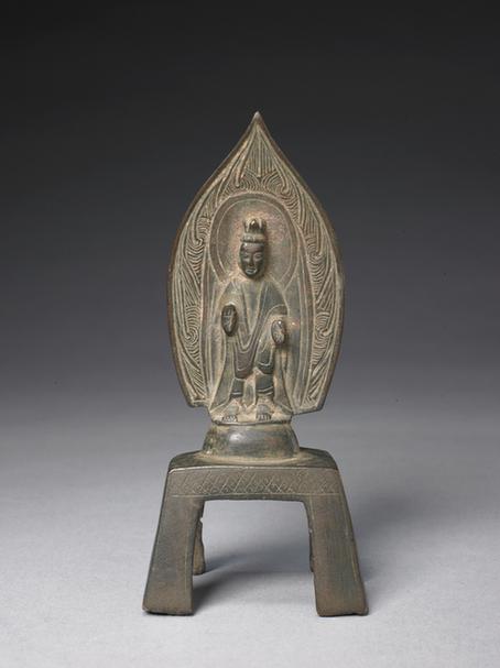 铜观世音菩萨立像