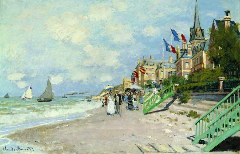 The Sandbeach at Trouville, 1870