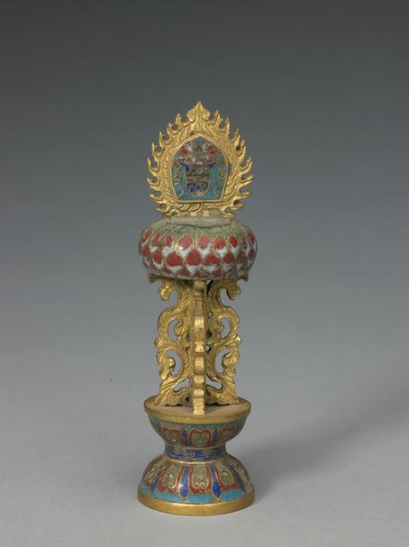 搯丝珐琅八供养