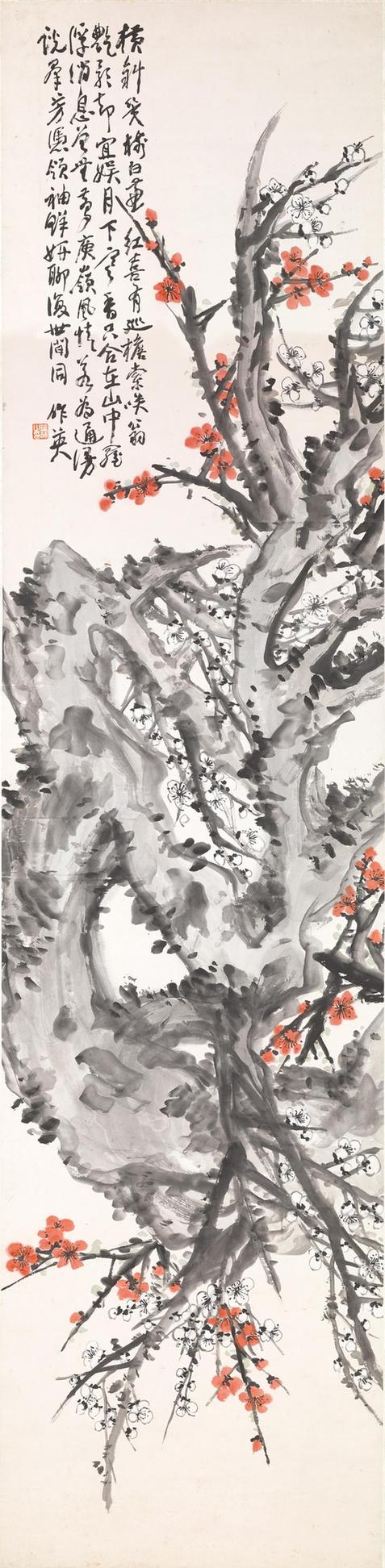 梅花图轴