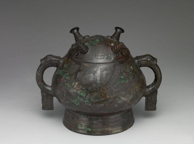 西周早期 双龙纹簋