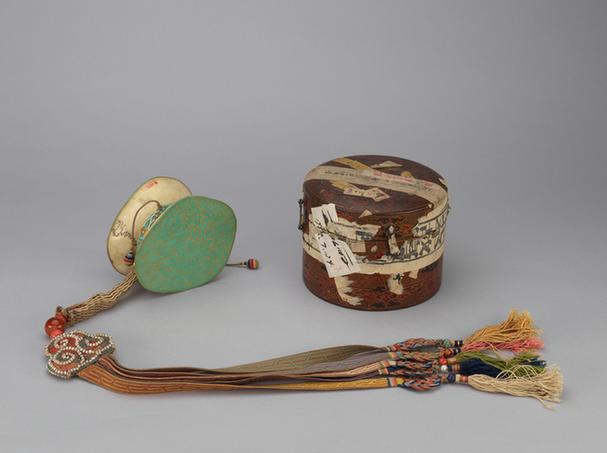 金嵌宝石嘎巴拉鼓