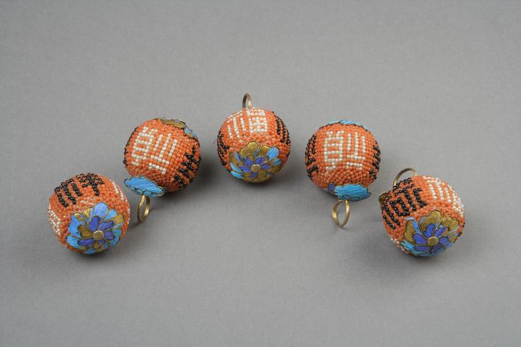 串料石珊瑚米珠纽扣