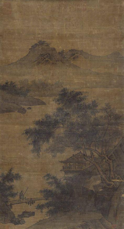湖山访友图