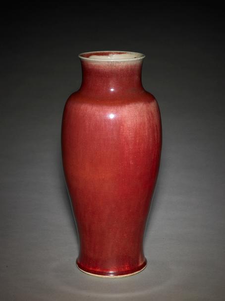 郎窑红釉观音尊