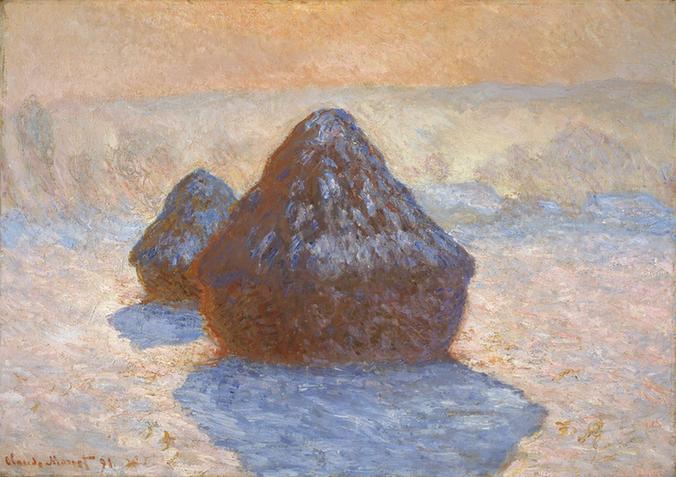 Haystacks, White Frost Effect, 1891