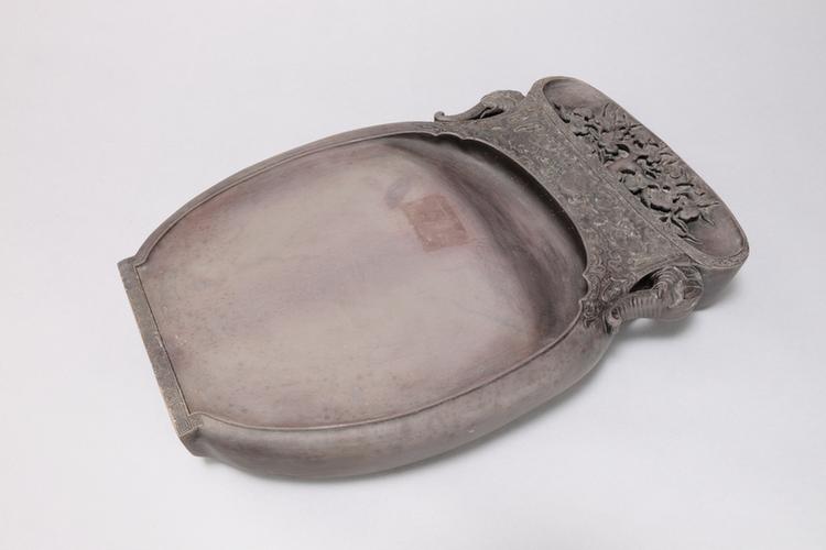 端石象耳瓶式砚