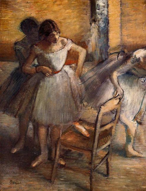 Dancers - circa 1895-1900 - Private collection - oil on canvas
