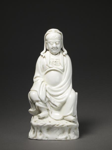 德化窑白釉关羽像