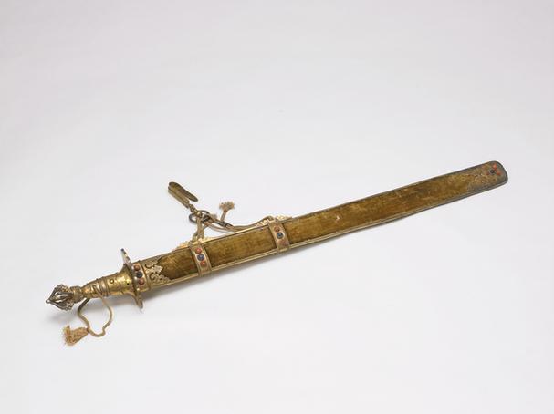 佛杵柄绒鞘丹书克剑