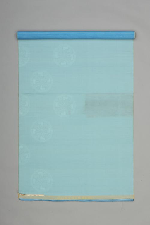 湖色团富贵万年纹鸳鸯缎