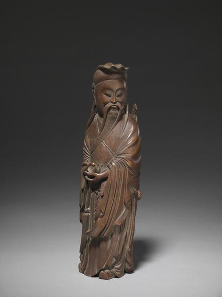 竹根雕八仙庆寿-吕洞宾