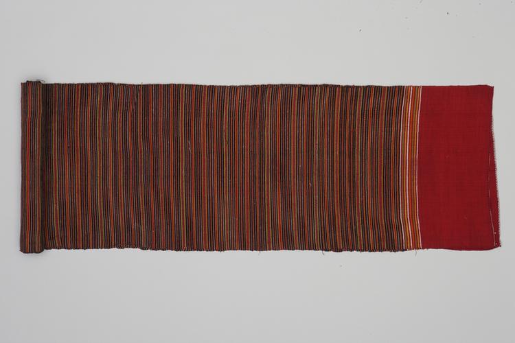 红色横格纹回回布