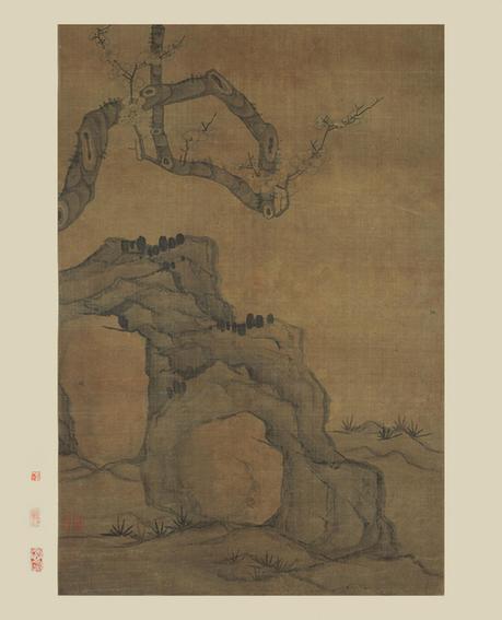 梅花山鸟图轴