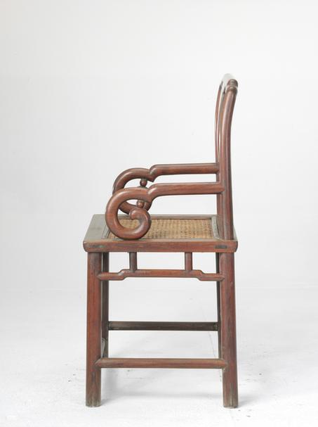 花梨藤心扶手椅