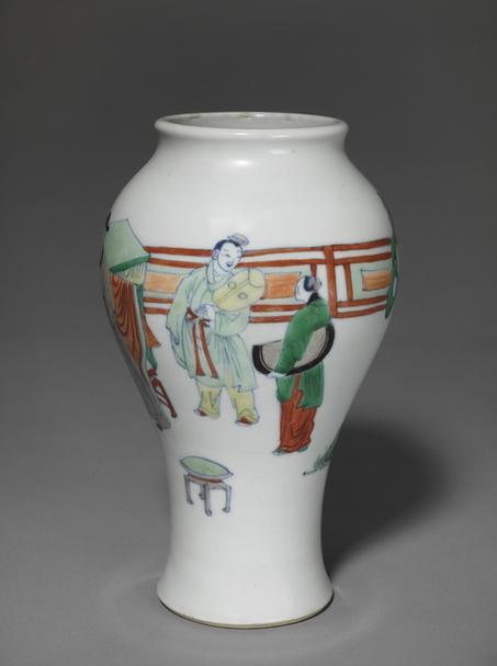 嘉靖款青花福禄寿字缸