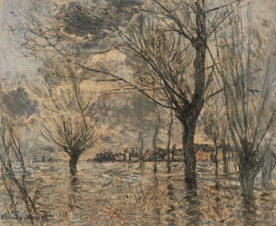 Inondation de la Seine à Vetheuil, 1881