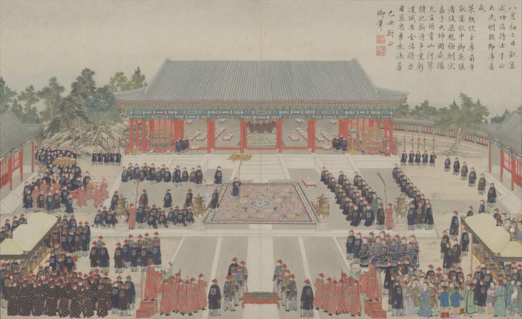 平定回疆剿擒逆裔战图册