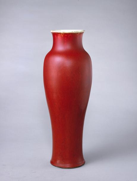 郎窑红釉观音尊